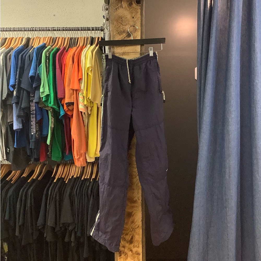 Vintage Air Walk Purple Striped Windbreaker Pants